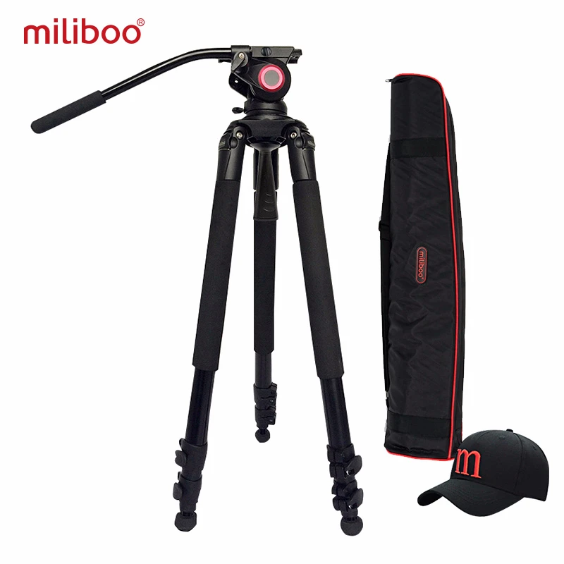 Miliboo MTT701 профессиональный видео штатив алюминиевая видеокамера сверхмощный