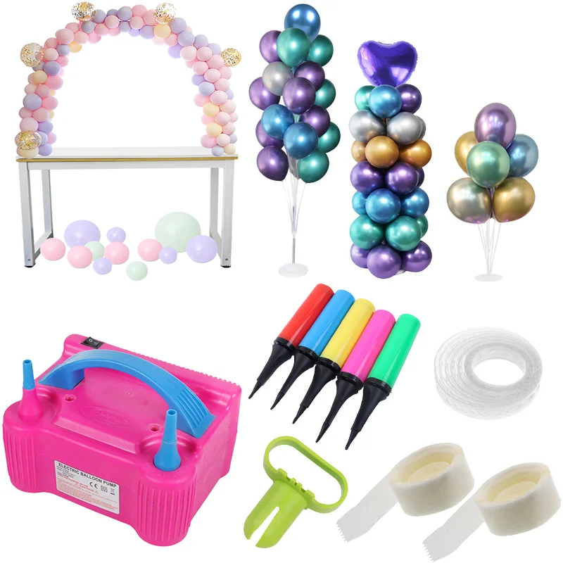 

Balloon Accories Balloons d Ballon Arch n Sti air ball pump Bubble balloon chain balloons clips Globos glue dot