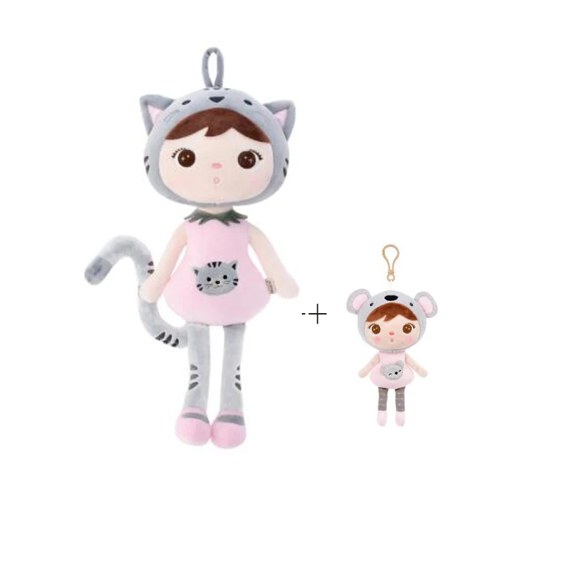 cat and 20cm koala Новые оригинальные 20 см 45 см Мультяшные мягкие животные Metoo Плюшевые игрушки кошки куклы на день рождения Рождество подарки для детей C21 - Цвет: cat and 20cm koala