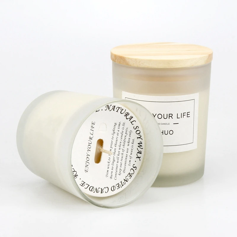 Бездымная соевая ароматерапия воском свеча аромат стеклянное свадебное