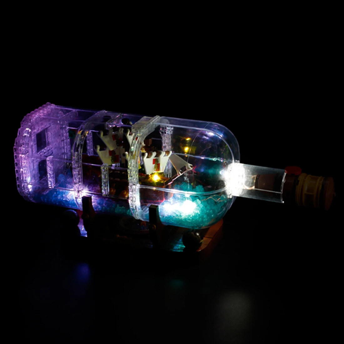 

USB Light Parts Building Blocks Toys for Bottle In The Boat 21313 (Only LED Light, No Block Kit)