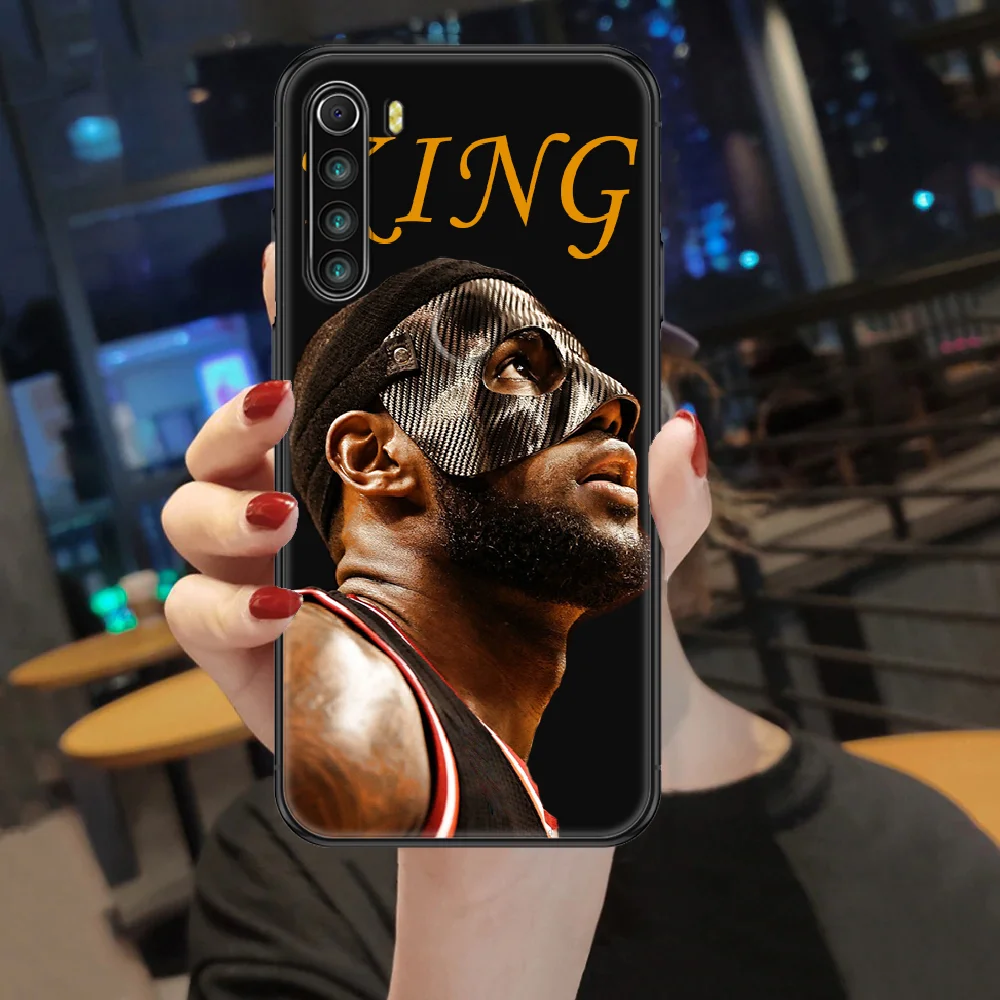 

james basketball star 23 Phone case For Xiaomi Redmi Note 7 7A 8 8T 9 9A 9S 10 K30 Pro Ultra black soft back silicone cell cover