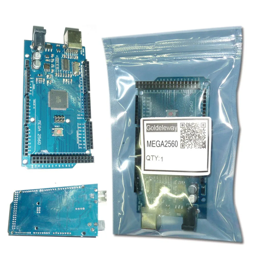 Плата MEGA2560 Mega 2560 R3 REV3 Φ CH340G AVR на USB-кабеле совместимом с arduino макетная плата |