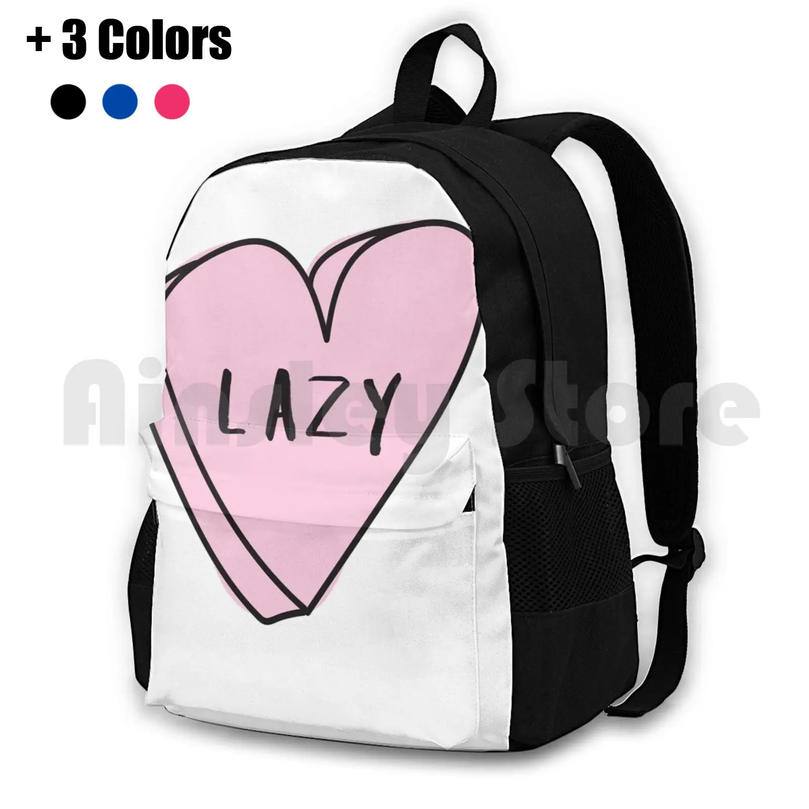 

Lazy Sassy Conversation Heart  Trendy / Hipster / Tumblr Meme Outdoor Hiking Backpack Riding Climbing Sports Bag Sassy Funny