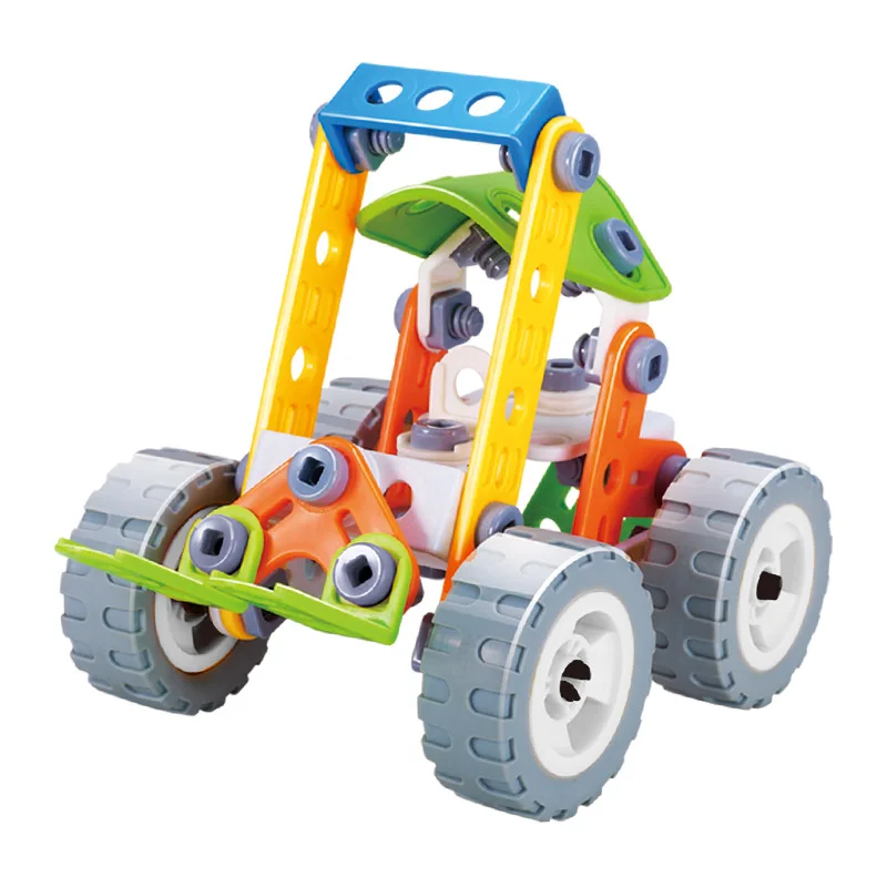 

DIY 3D Screw Building Block Creative Soft PVC Construction Bricks Puzzle Screwdriver Assembled Car Plane Kit Educational Toy