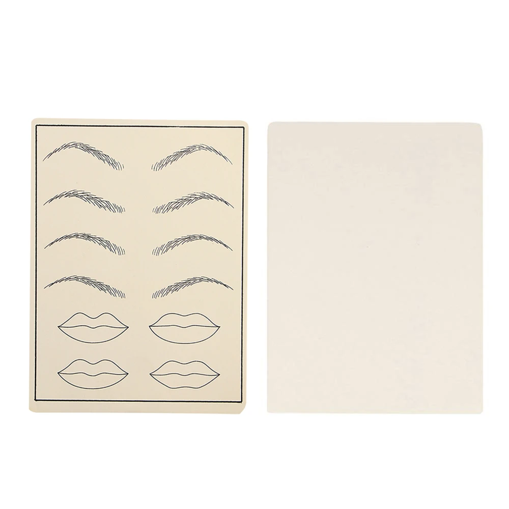 3/5/10/15/30 pcs Permanent Makeup Eyebrow Tattoo Practice Skin 20 X 15cm Fake Practice Skin For Microblading Tattoo Machine