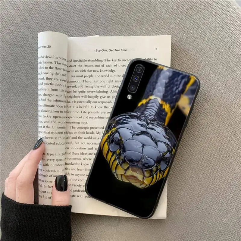 

Snake horror animal luxury Anti-fall Phone Case For Samsung galaxy S 9 10 20 A 10 21 30 31 40 50 51 71 s note 20 j 4 2018 plus
