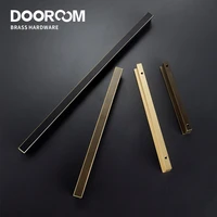 dooroom zoe brass furniture handles long modern matt wardrobe dresser cupboard cabinet door drawer pulls knobs