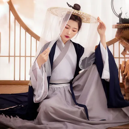 Hanfu платье для женщин традиционный сценический наряд династии Тан элегантное феи