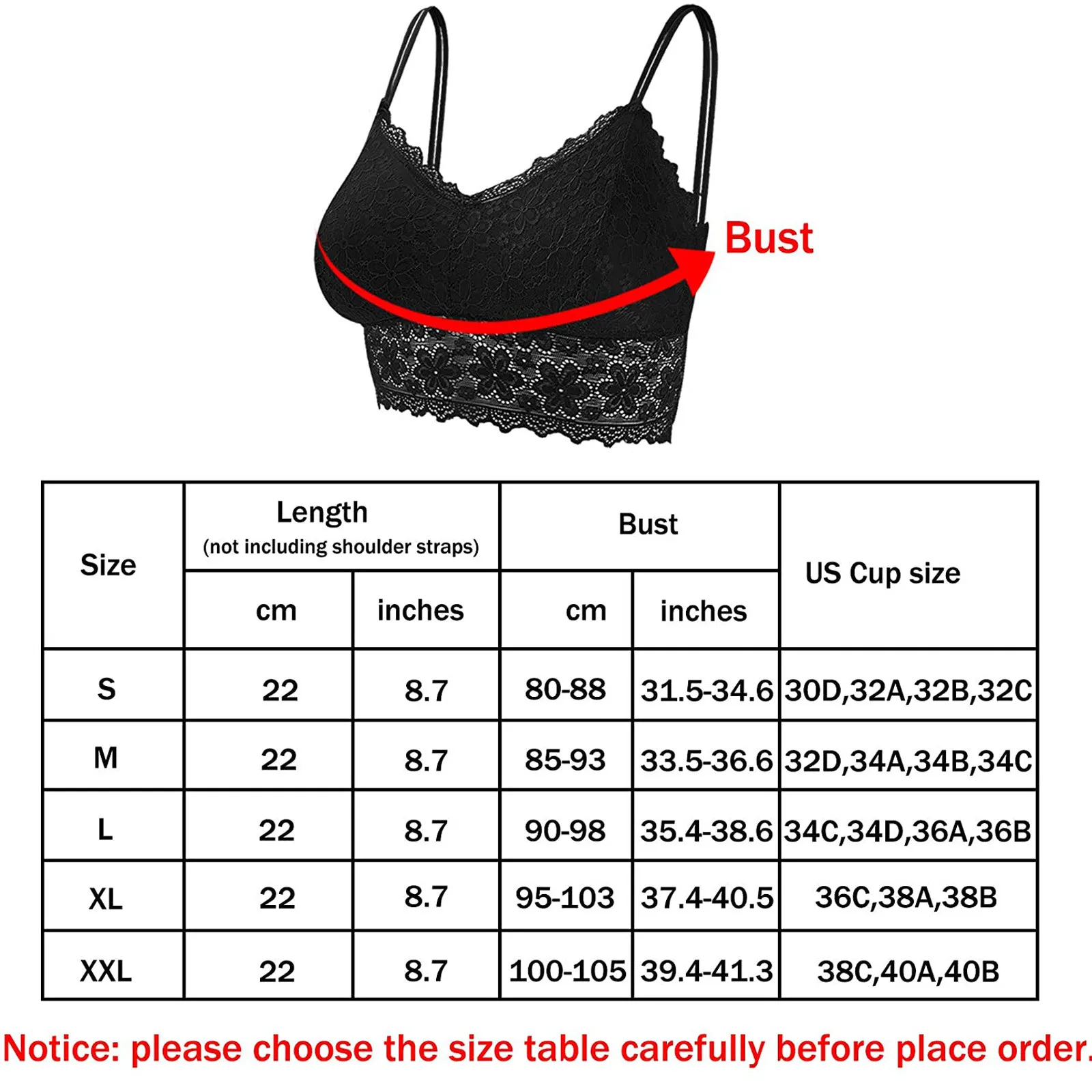 

6 Pieces V Neck Bra Seamless Lace Bra Suspender Vest With Chest Mat Sports Bra Comfortable And Breathable Gym Exercise Slim Body