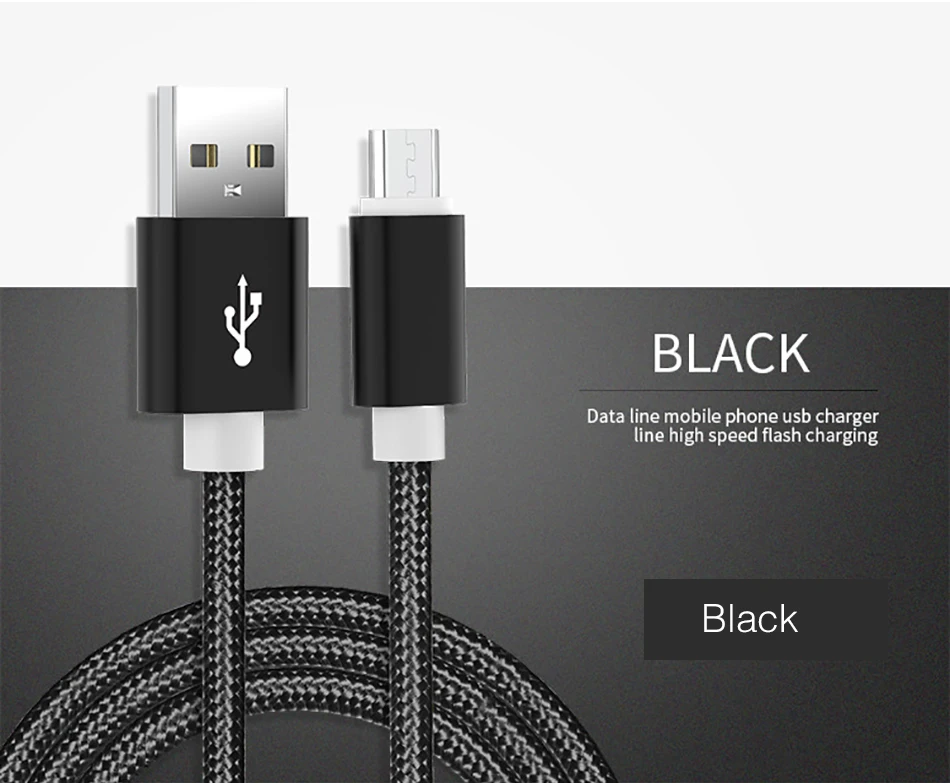 25 см 1m 1,5 m 2m 3M USB кабель с микро USB зарядное устройство кабель Micro-USB с длинным кабелем для зарядки зарядное устройство для Android провод для Samsung J3 J5 J7 Redmi 8 7 7A
