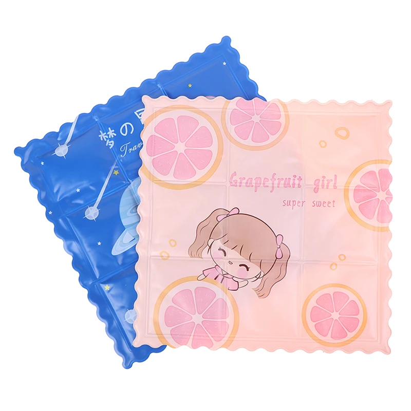 Новинка 2021 летняя гелевая Подушка для льда водонепроницаемая Складная дышащая