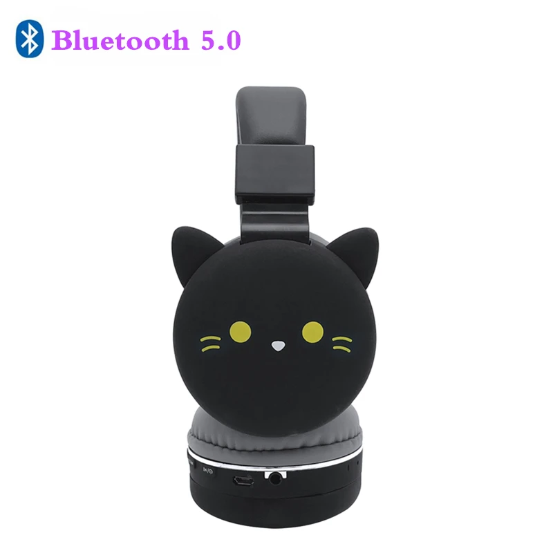 Милые наушники с заячьими ушками, беспроводные bluetooth-наушники для девочек, музыкальная гарнитура, игровые наушники для iPhone 11 huawei mate 30 Xiaomi подарки - Цвет: Cat Bluetooth