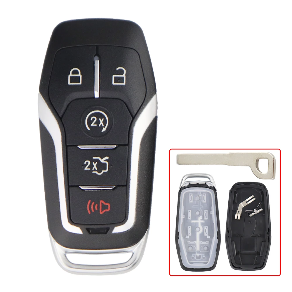 YIQIXIN 3/4/5 кнопки дистанционный Автомобильный ключ корпус для Ford Focus Edge S Max Mondeo Ka