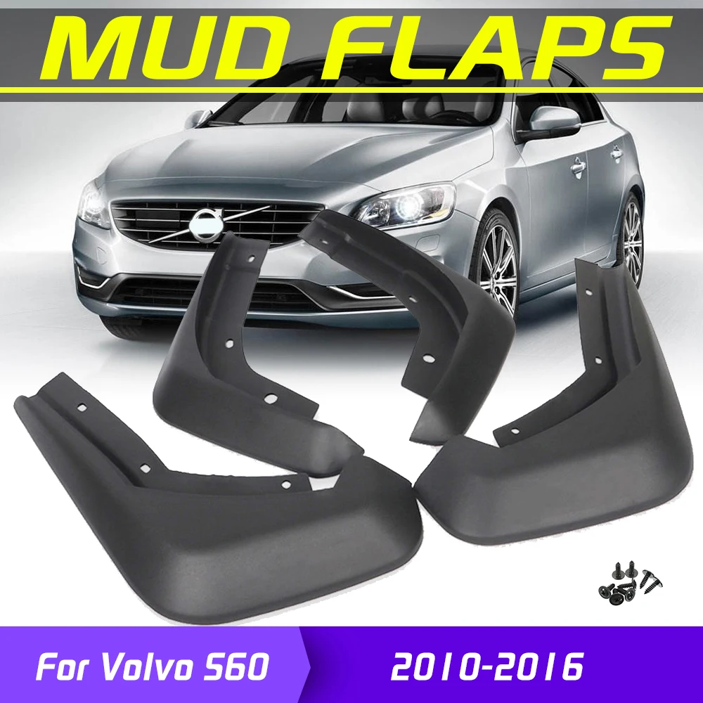 4 шт. Автомобильные Брызговики для Volvo S60 2010 2011 2012 2013 2014 2015 2016 | Автомобили и