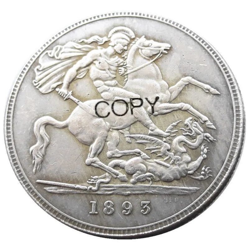 Набор (1893 1900) 7 шт. Великая британская Серебряная корона королева Викторианская