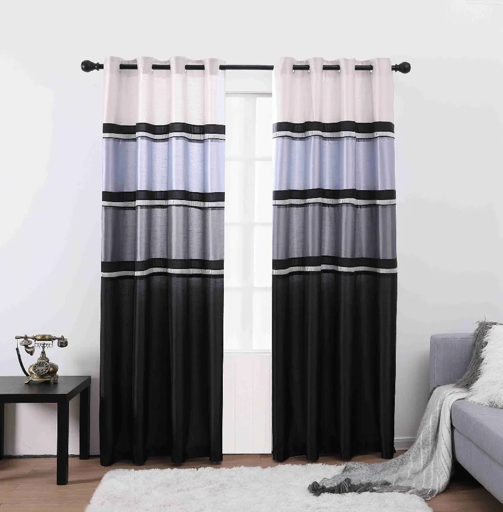 Роскошные жаккардовые тканевые оконные шторы для гостиной полузатемняющие