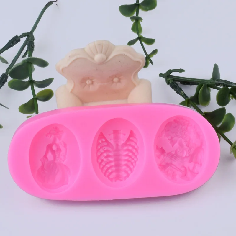 DIY Хэллоуин силиконовая форма для помады ведьма череп украшения тортов мусс