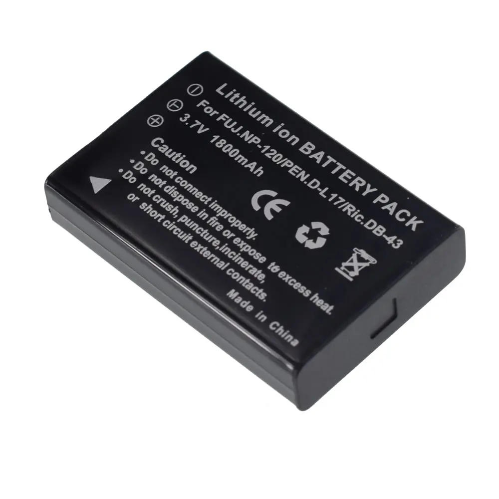 2x NP-120 NP120 FNP120 DL17 D-Li7 DB-43 BP-1500s Батарея + AC настенное Зарядное устройство