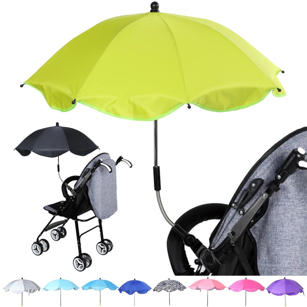 Baby Parasol Umbrella Buggy Pushchair Pram Adjustable Stroller Umbrellas Shade Canopy Sun Rain Brolly Kids Holder | Дом и сад