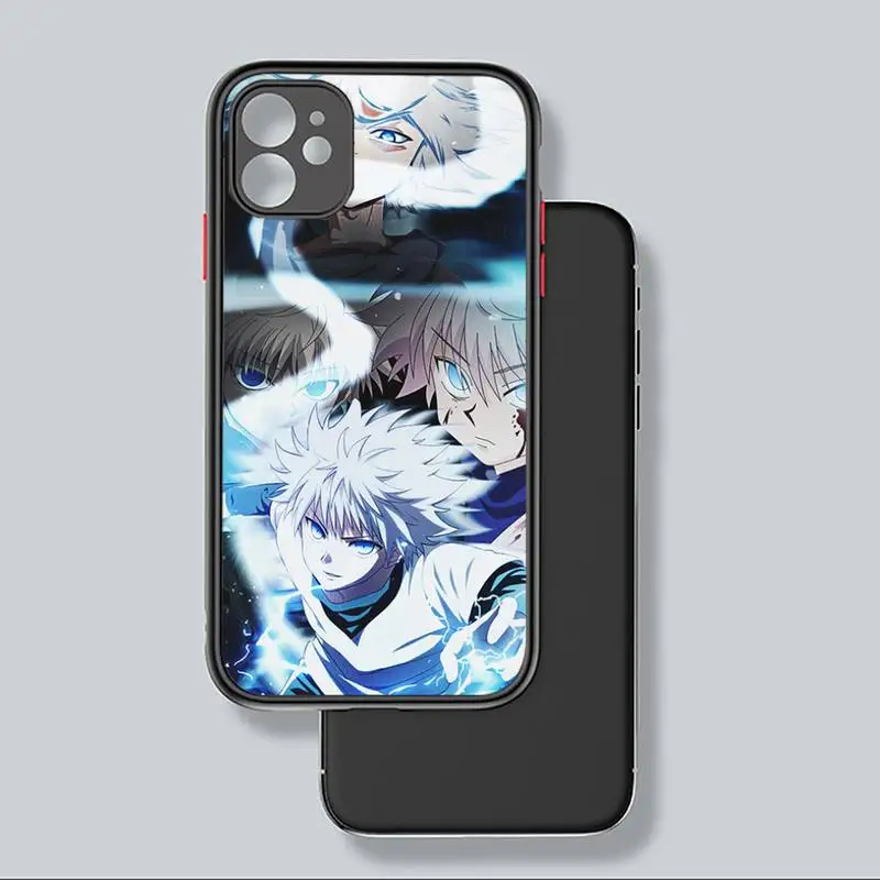 

Anime Hunter X Hunter Phone Case black matte transparent For iPhone 7 8 x xs xr 11 12 pro plus mini max Clear Funda