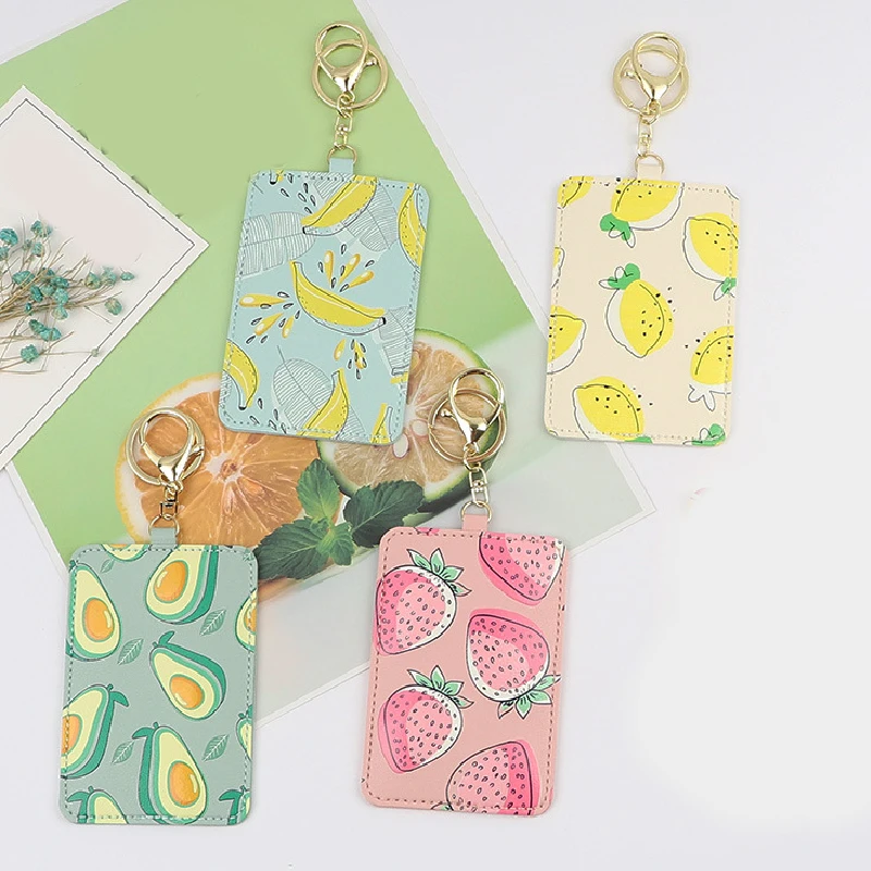 Свежий фрукт милая сумка для карт держатель автобусных студенческий ID кредитный