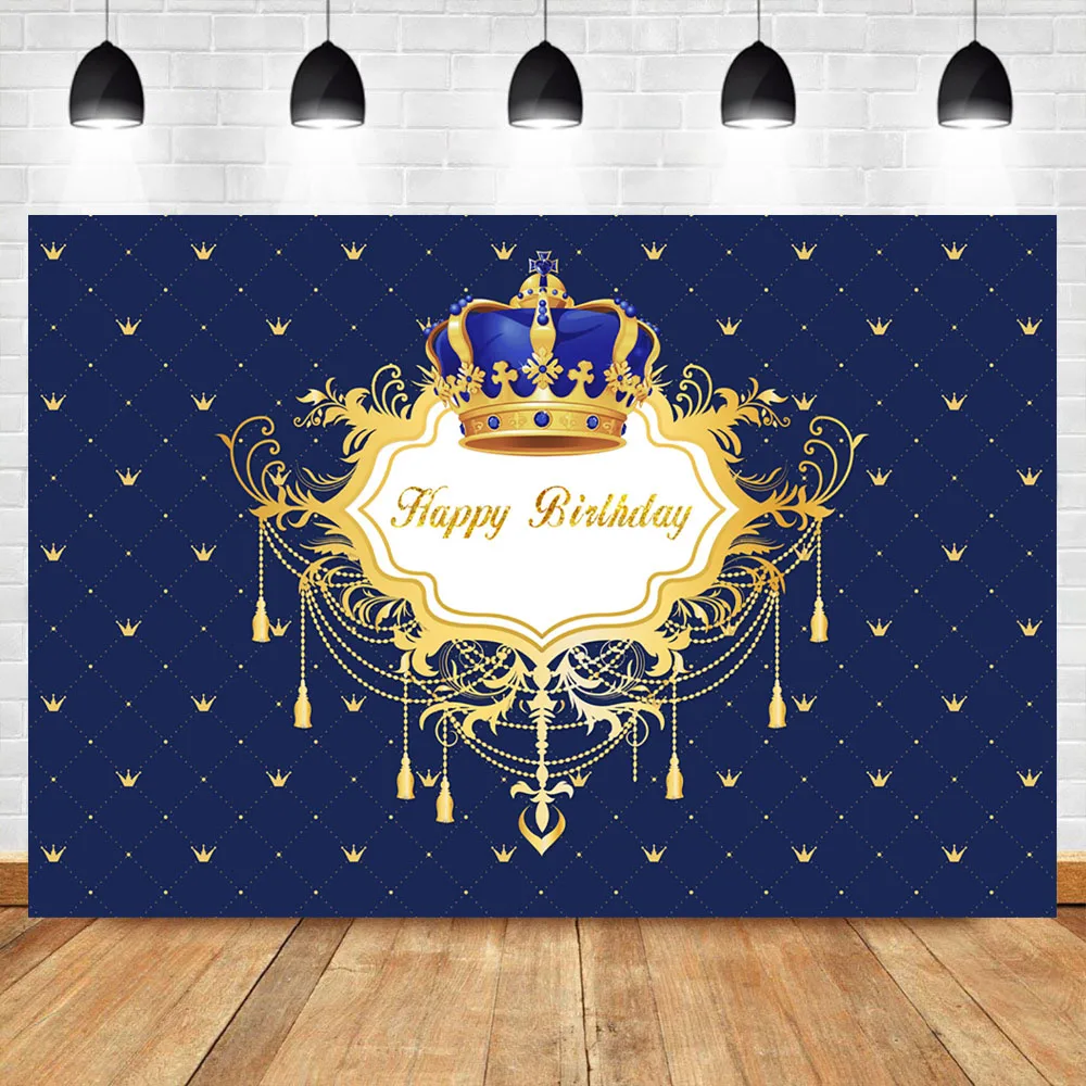 Mocsicka фон для фотосъемки новорожденных на день рождения Королевский Синий