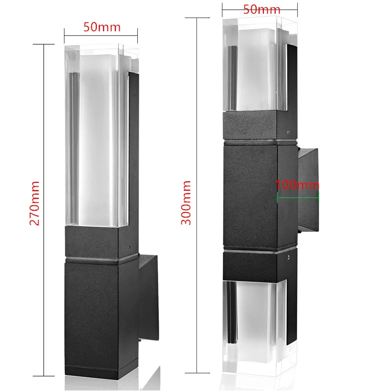 Акриловый современный минималистичный светодиодный настенный светильник