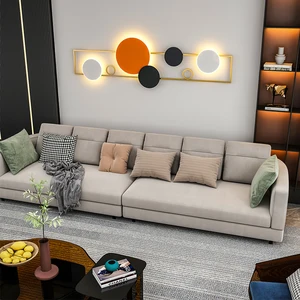 New Nordic Retangl Wall Lamp Surface Luxury Orange White Metal  Aisle Living room Bedroom Bedside Coat Rack Wall Lamp