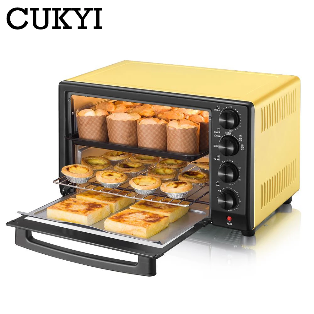 CUKYI 1600 Вт 32Л Бытовая мини-электрическая духовка Хлебопекарная машина интеллектуальная синхронизация выпечки Кухня хлеб тостер брожение
