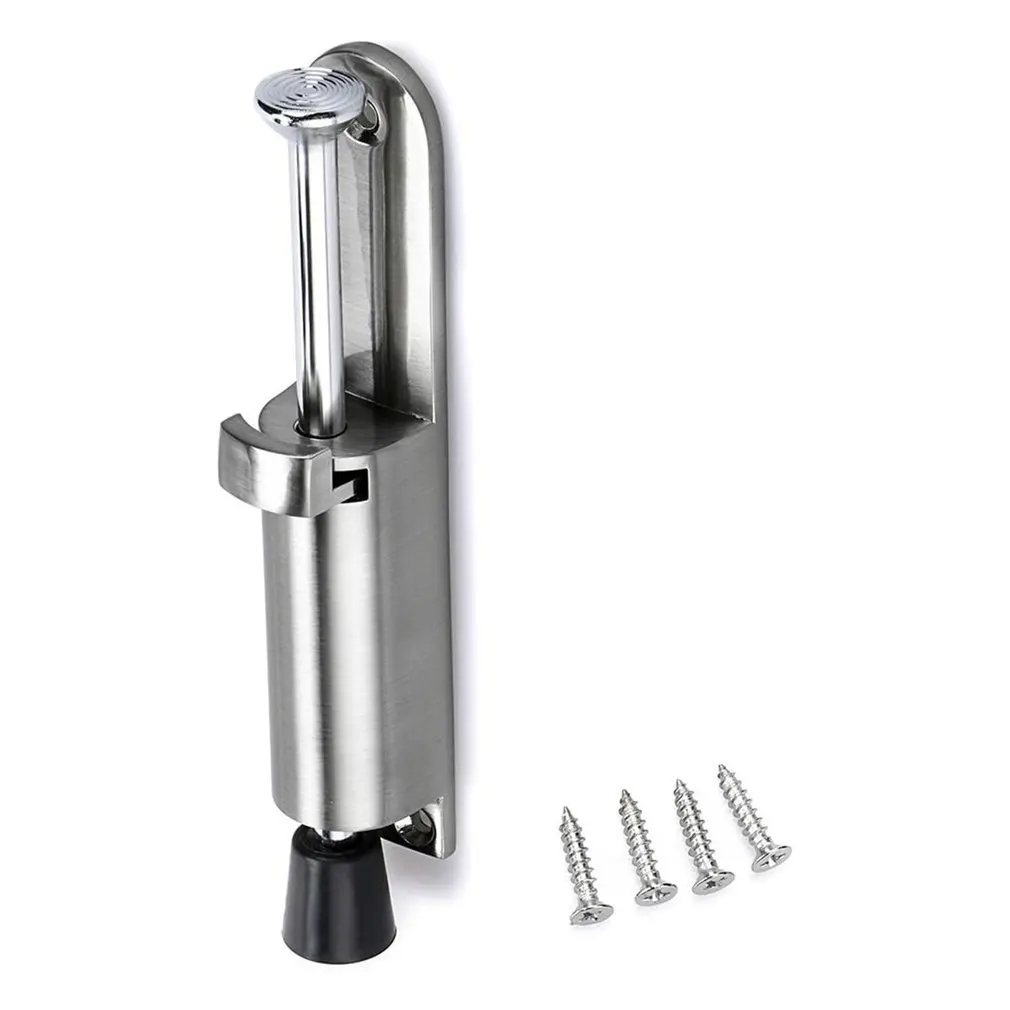 

Stainless Steel Door Stop Foot Step On Door Stopper Door Locator Brake Door Stopper Invisible Anti-collision Door Stopper