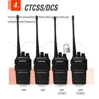 4pcs baofeng bf e51 walkie talkie portable ptt ham two way radio communicator intercom 5w uhf 400 470mhz transceiver hunting cb