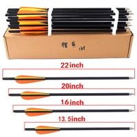 13 5162022inch mixed carbon shaft competitive bow eagle shaft 20 inch bolt short arrow crossbow arrows recurve bow