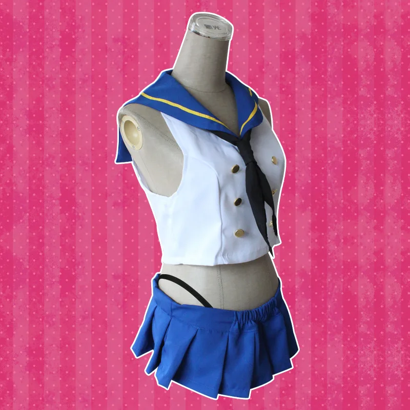 Anime Kantai Collection Shimakaze Uniforms for women sailor suit school uniform boots shoes set Cosplay Costume | Тематическая