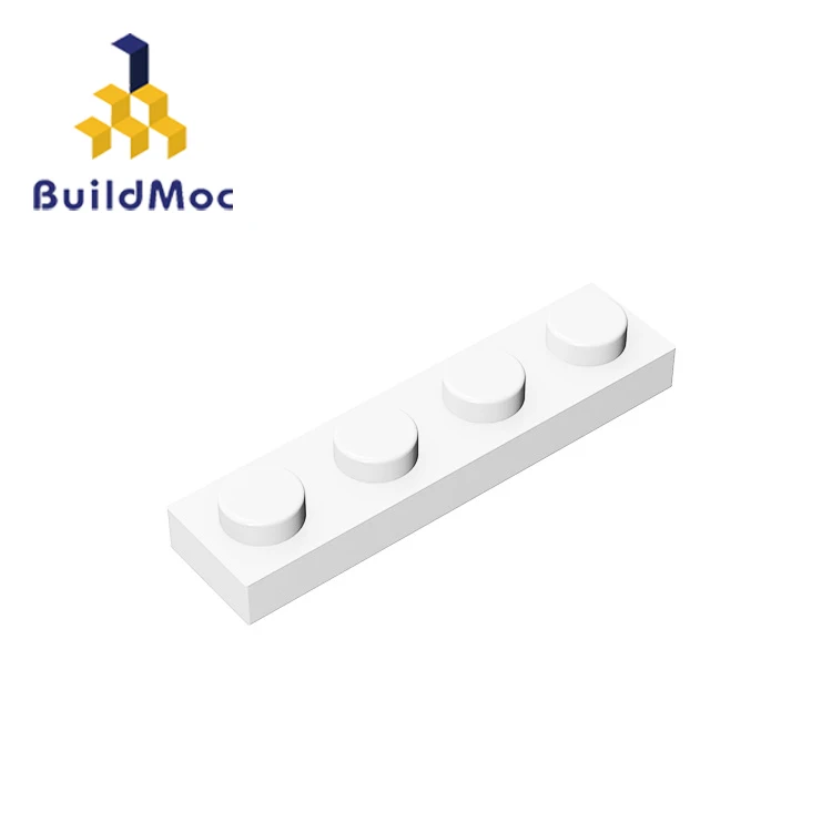

BuildMOC Compatible Assembles Particles 3710 1x4 For Building Blocks Parts DIY Educational Cre