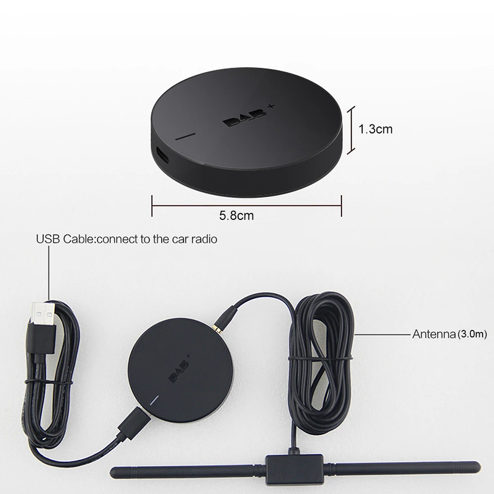 Цифровой радио DAB + 008 коробка тюнер приемник аудио вещания стереосистемы для Android