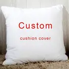 Пользовательская декоративная наволочка для подушки, чехол для подушки с индивидуальным дизайном, наволочка для подушки с цитатами под заказ, домашние подарки