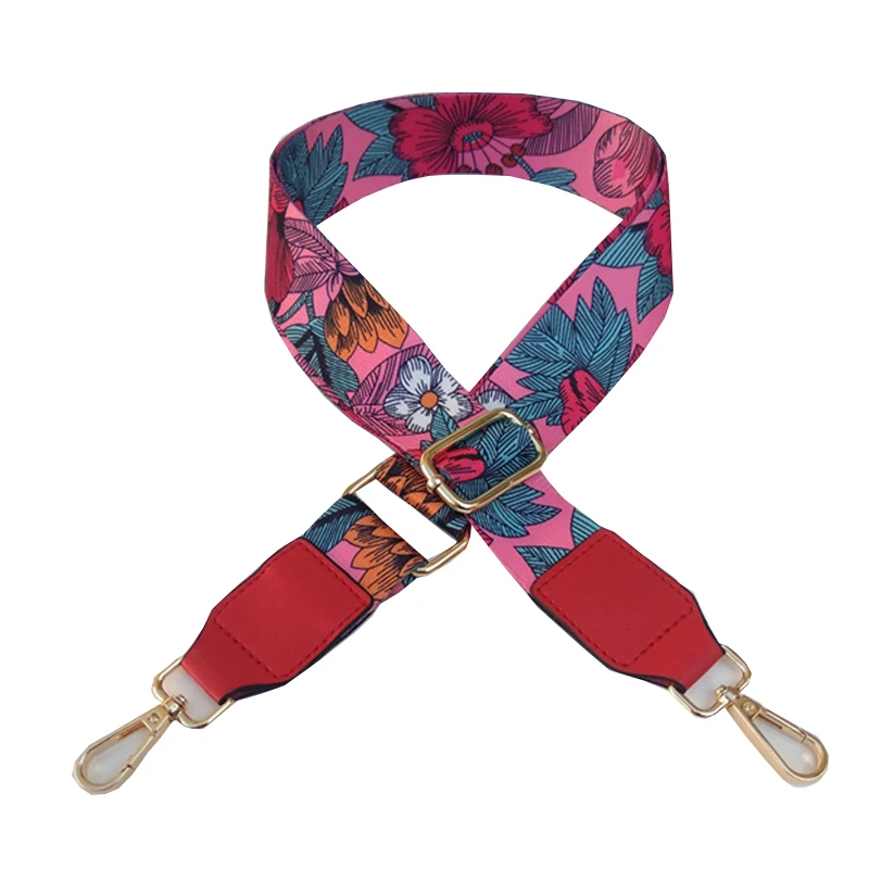 

Новинка 2020, ремень для сумки 130 см с цветочным принтом