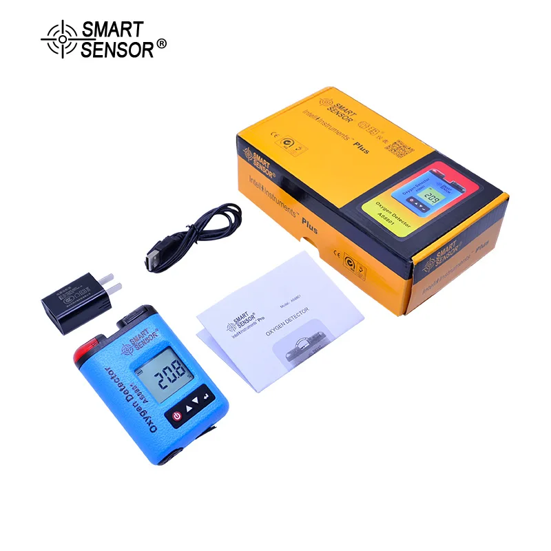 AS8801 портативный автомобильный измеритель кислорода O2 детектор утечки газа