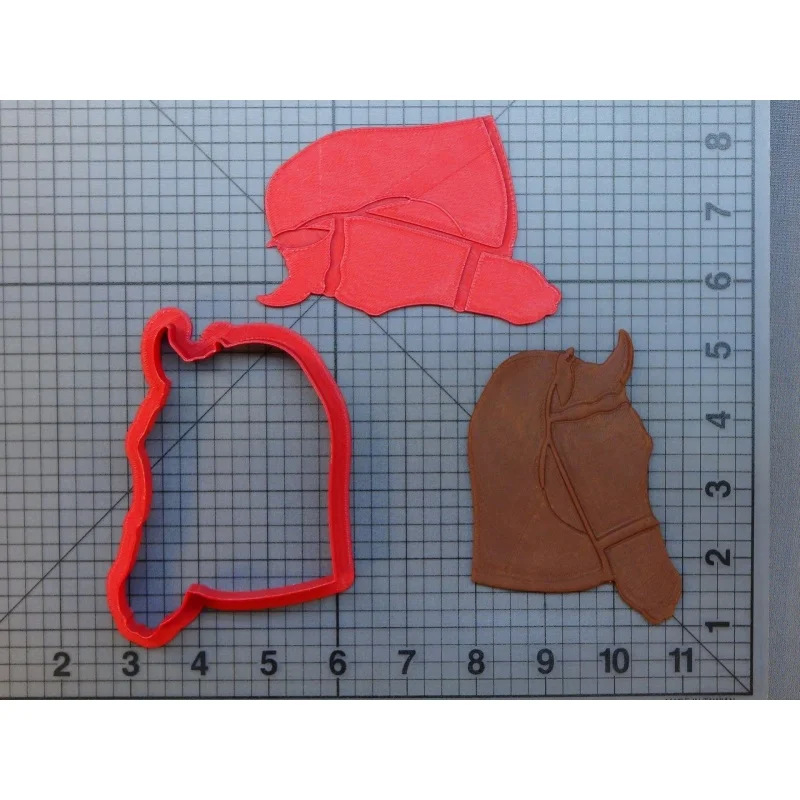 Подкова в виде лошади головы палка и верховой езды торт для кексов помадки крышка