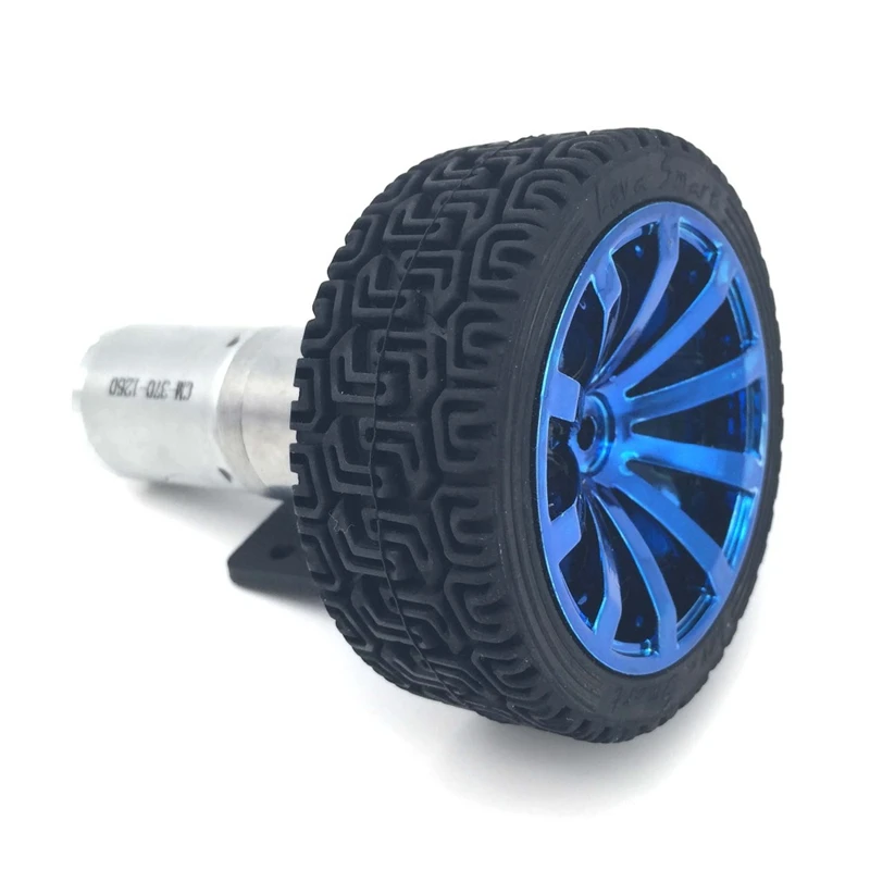 12 В постоянного тока кодировщик Шестерня двигателя 4 мм вал с креплением колесо 65