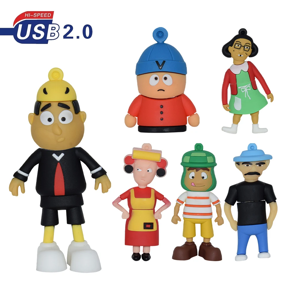 

Cartoon character cute Brazilian family USB Flash Drive 4GB 8GB 16GB 32GB 64GB 128GB Pen drive USB 2.0 Usb Stick for gift