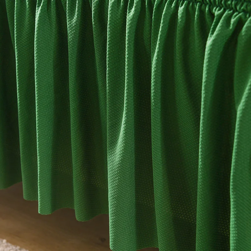 Универсальный чехол для дивана с юбкой эластичное защитное покрытие мебели в