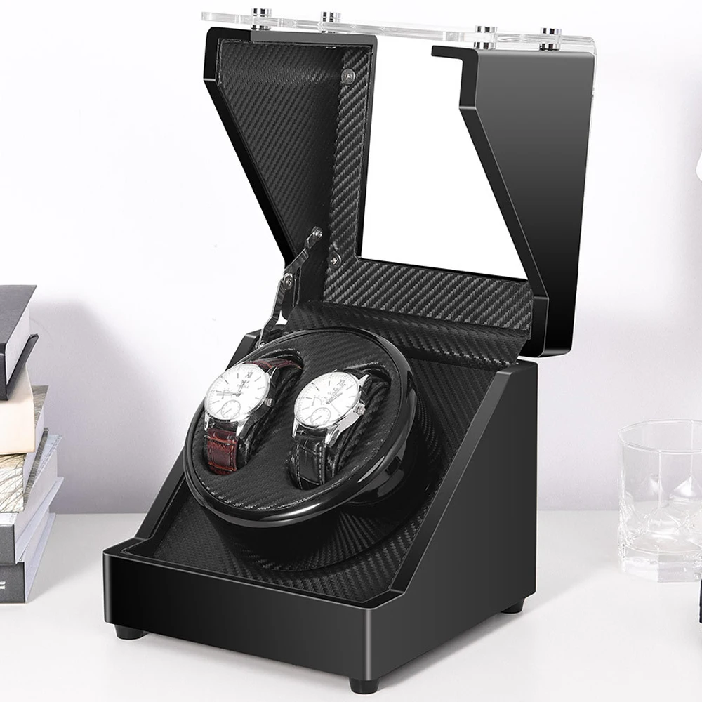 2 + 0 пианино-краска автоматическая намотка часов из углеродного волокна