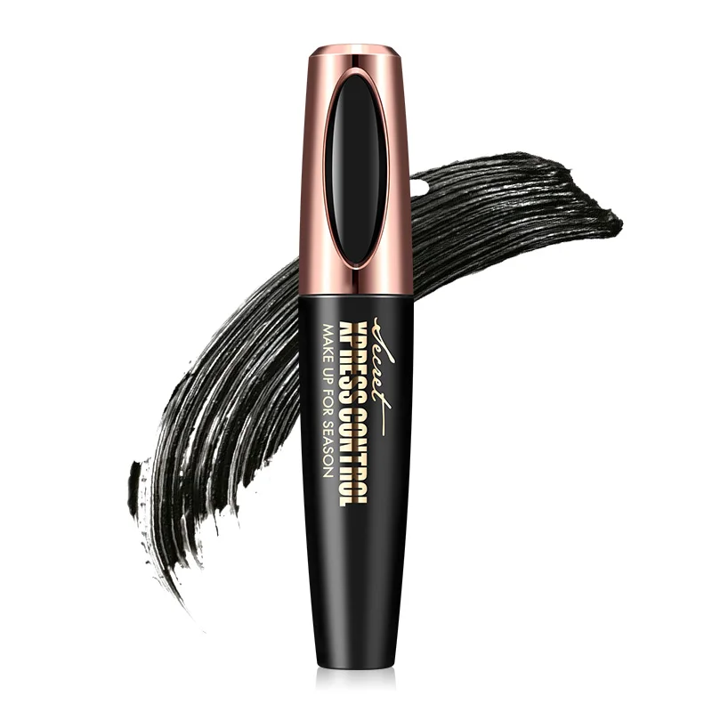 1 шт. 4D шелковое волокно тушь для ресниц Водостойкая наращивания черная Толстая