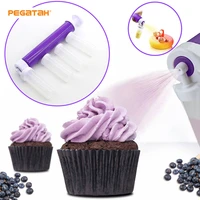 cake manual airbrushcake coloring duster baking decoration tool cake nozzle diy baking mold kitchen pastry tool accessories