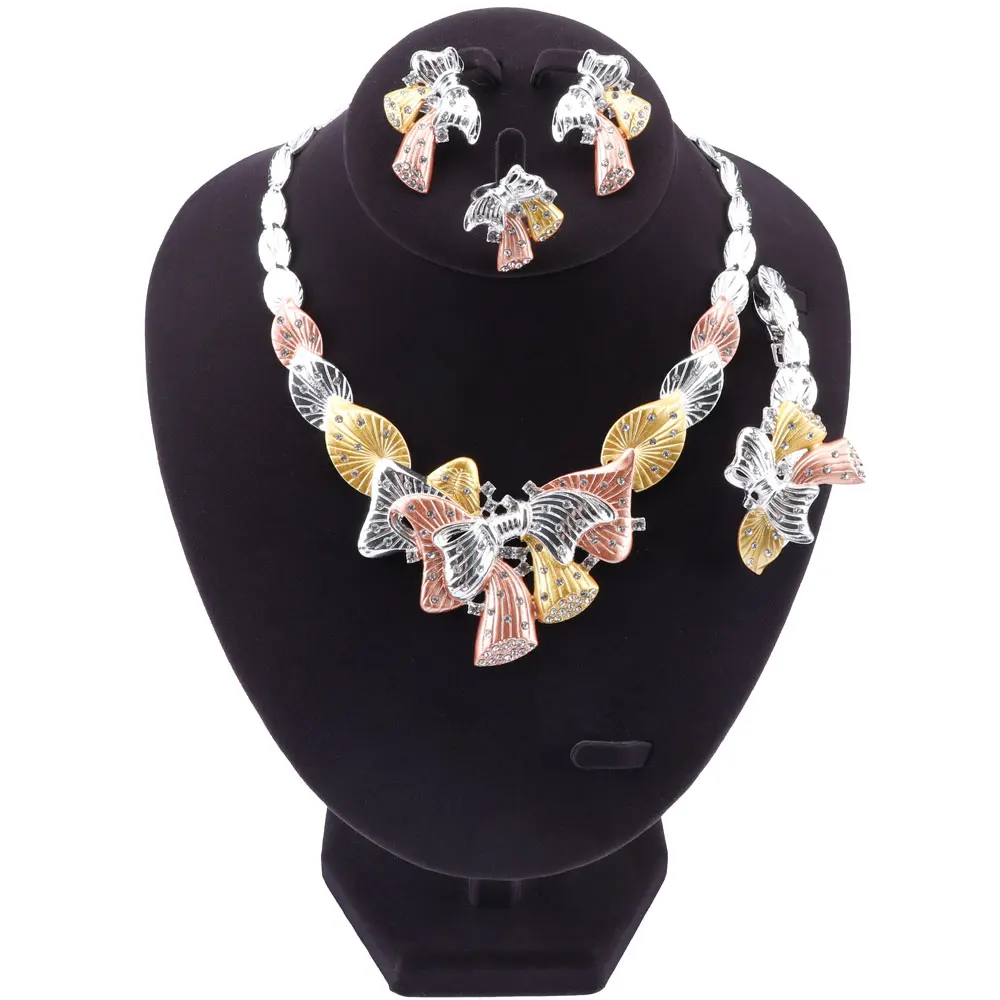 Комплект из колье серёг браслета кольца и | Украшения аксессуары