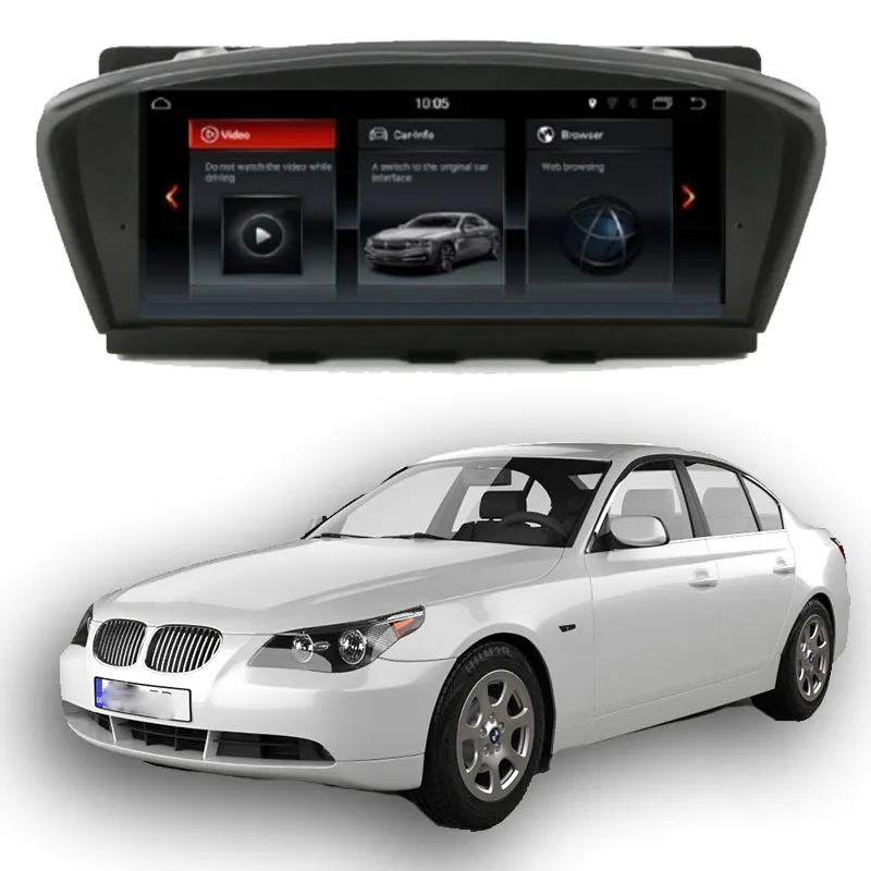 Автомобильный мультимедиа для BMW 5 серии E60 E61 2003 2004 2005 2006 2007 2008 2009 2010 CarPlay TPMS GPS аудио