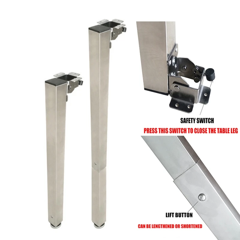 Складная телескопическая ножка для дома на колесах регулируемая высота 1 шт. |