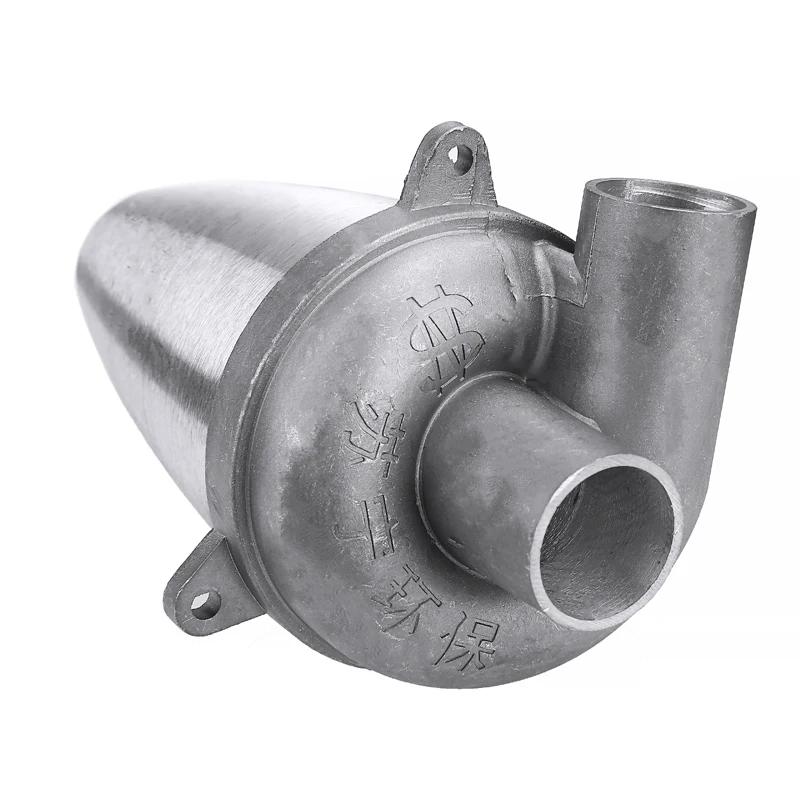 Серебряный циклонный пылеуловитель алюминиевый пылевой фильтр сепаратор пыли